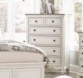 Traditional Design 1Pc Chest Of Drawers Storage Dark Finished Knobs Wooden Bedroom Furniture Antique White Bedroom Wood