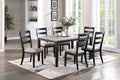 Natural Simple Wooden Table Top 7Pc Dining Set Dining Room Furniture Ladder Back Side Chairs Cushion Seat Light 2 Tone Sand Fabric. Wood Dining Room Solid Wood Rubberwood Rectangular Dining Table With Chair Wood Wood Natural Ladder Back Seats 6 60 Inches