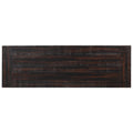48'' Solid Pine Wood Top Console Table, Modern Entryway Sofa Side Table With 3 Storage Drawers And 2 Shelves. Easy To Assemble Black Black Pine