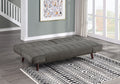 Elegant Three In One Lounger Sofa Sleeper Dark Gray Chenille Fabric Upholstered Attached Cushions Adjustable Arms Casual Living Room Furniture Dark Gray Primary Living Space Chenille