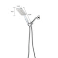 Chrome High Pressure Multi Function With Hand Held Shower Faucet Chrome Abs