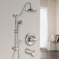 Shower Head With Handheld Shower System With 8