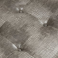 Lounge Chair Grey Metal