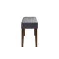 Cheshire Accent Bench Gray Polyester