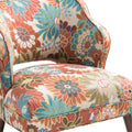 Open Back Accent Chair Multi Polyester