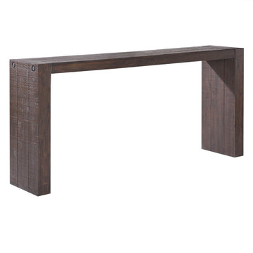 Only Supportbuyer Monterey Console Table Brown Solid Wood