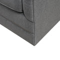 Mathis Swivel Glider Chair Gray Solid Wood