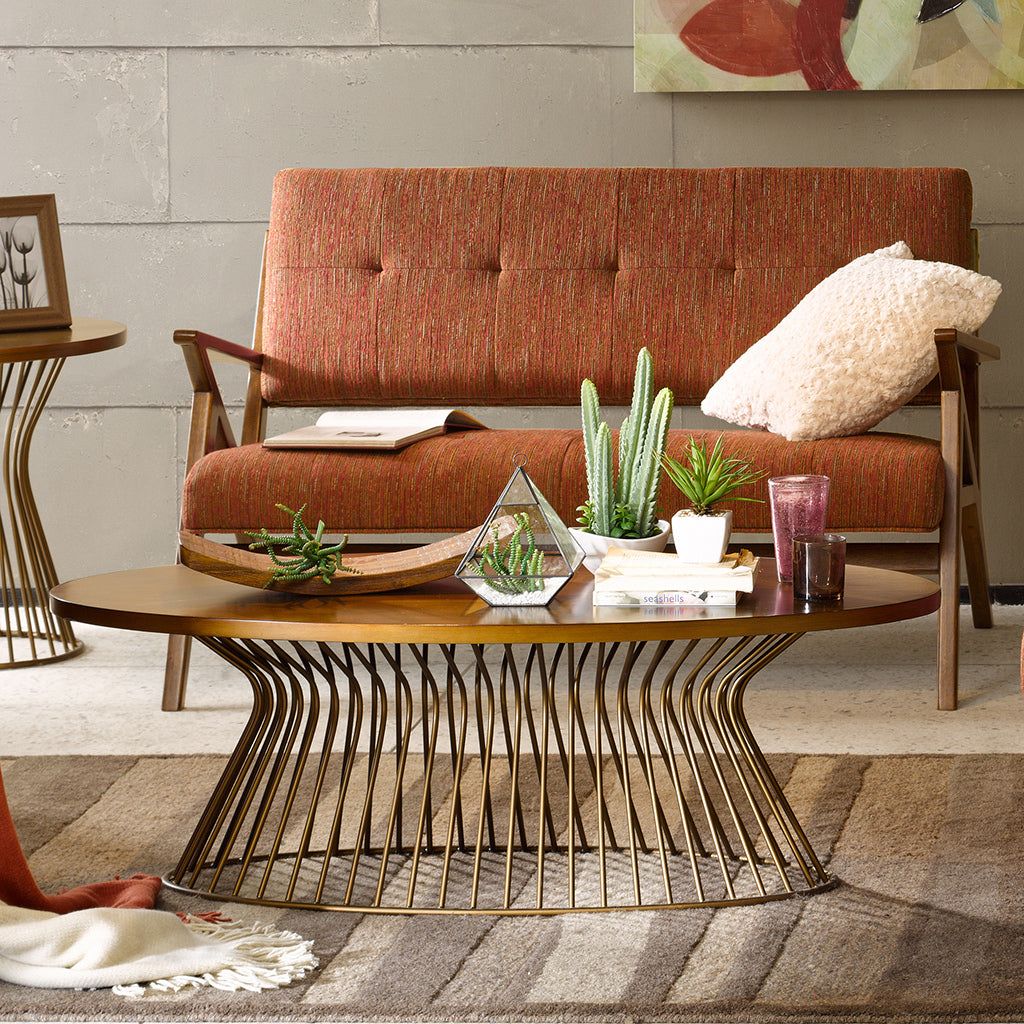 Mercer Coffee Table Bronze Solid Wood