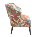 Open Back Accent Chair Multi Polyester