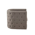 Capstone Swivel Taupe Solid Wood