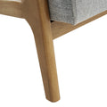 Lounge Chair Grey Polyester