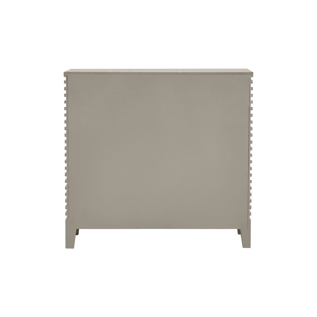 Ridge Accent Chest Grey Solid Wood