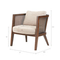 Accent Chair Camel Polyester