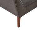 Lounge Chair Charcoal Polyester