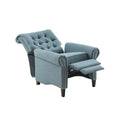 Aidan Recliner Blue Solid Wood