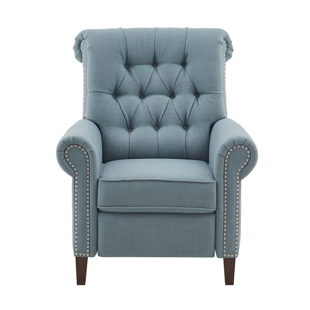 Aidan Recliner Blue Solid Wood