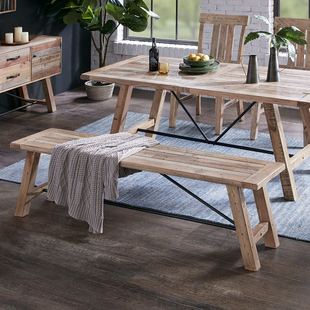 Dining Bench Natural Wood