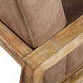 Easton Low Profile Accent Chair Taupe Natural Polyester