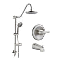 Shower Head With Handheld Shower System With 8