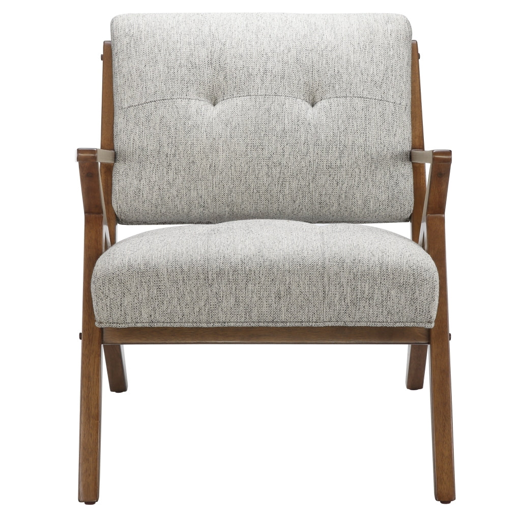 Lounge Chair Light Grey Polyester