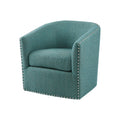 Tyler Swivel Chair Green Solid Wood