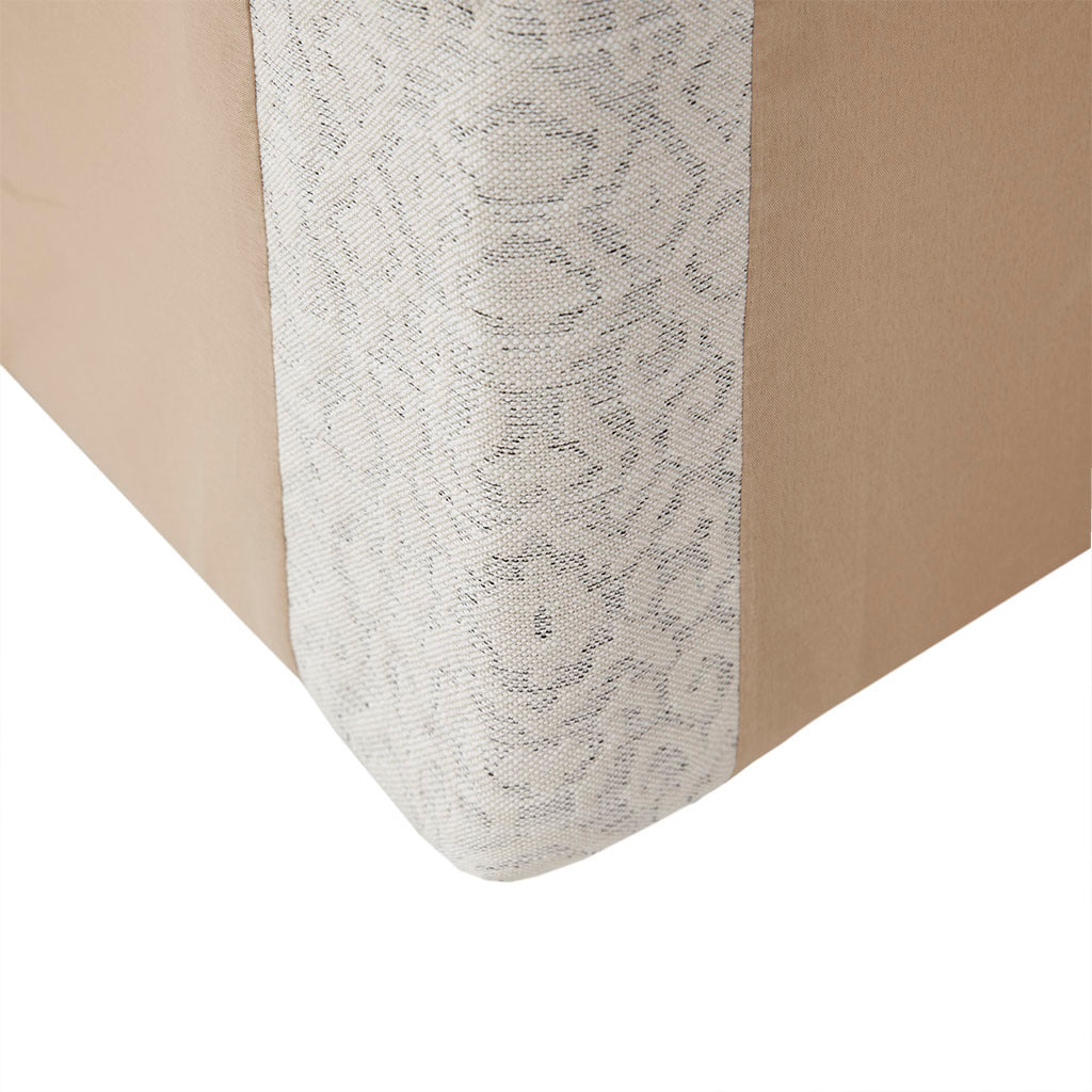 Theo Swivel Glider Chair Ivory Solid Wood