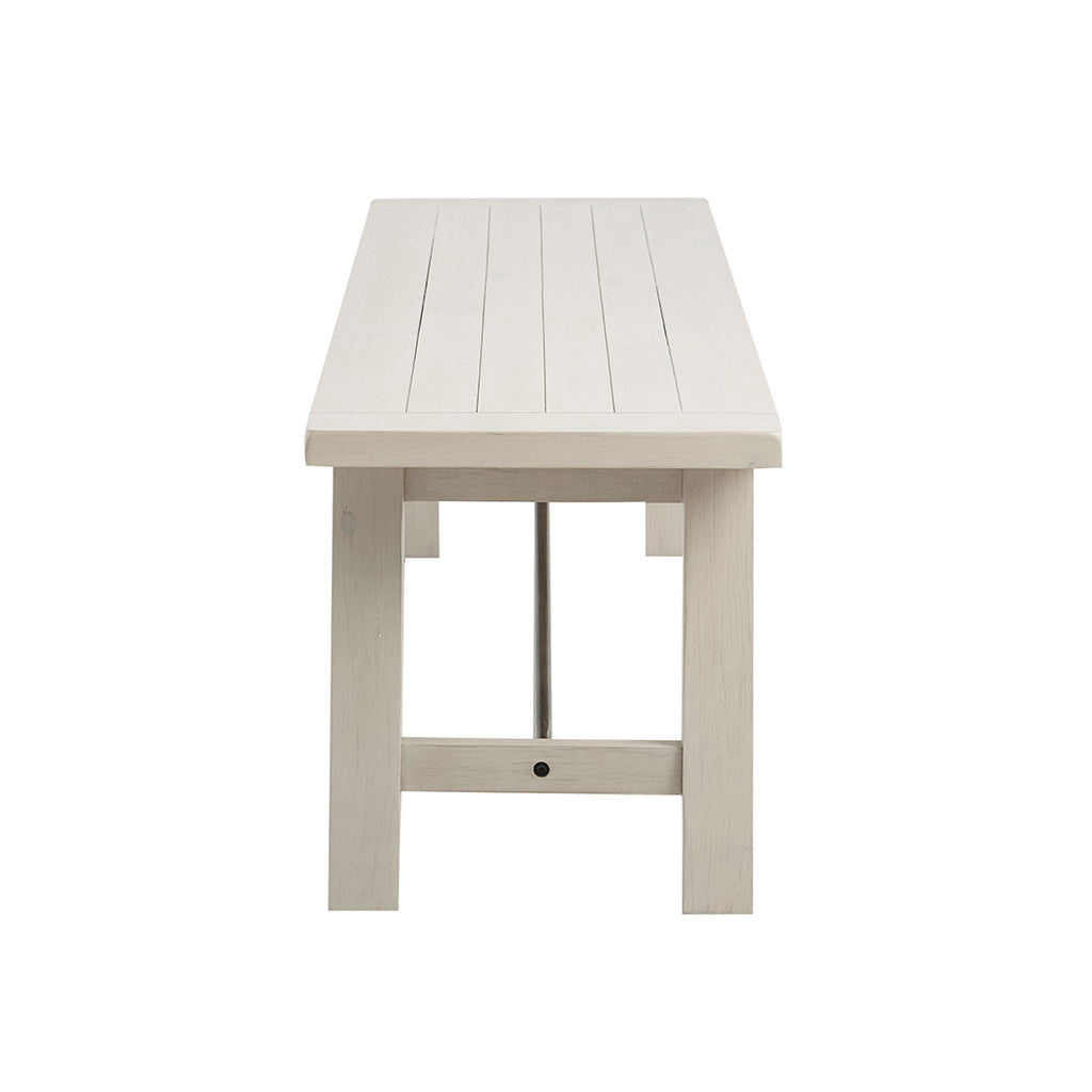 Dining Bench Reclaimed White Wood