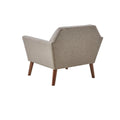Lounge Chair Light Grey Polyester