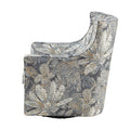 Alana Swivel Glider Chair Multicolor Solid Wood