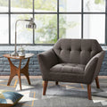 Lounge Chair Charcoal Polyester