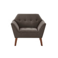 Lounge Chair Charcoal Polyester