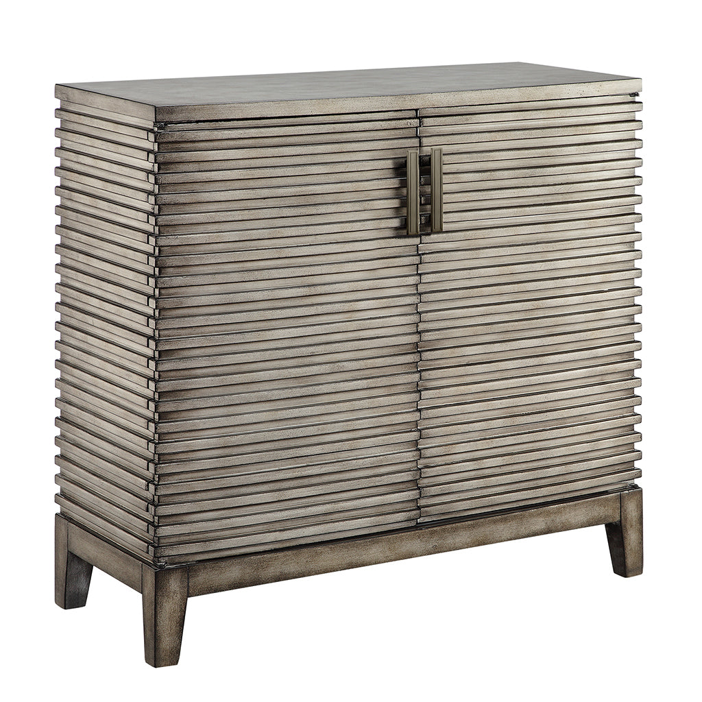 Ridge Accent Chest Grey Solid Wood