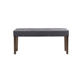 Cheshire Accent Bench Gray Polyester