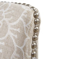 Ella Swivel Glider Chair Cream Solid Wood