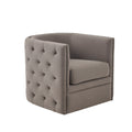 Capstone Swivel Taupe Solid Wood