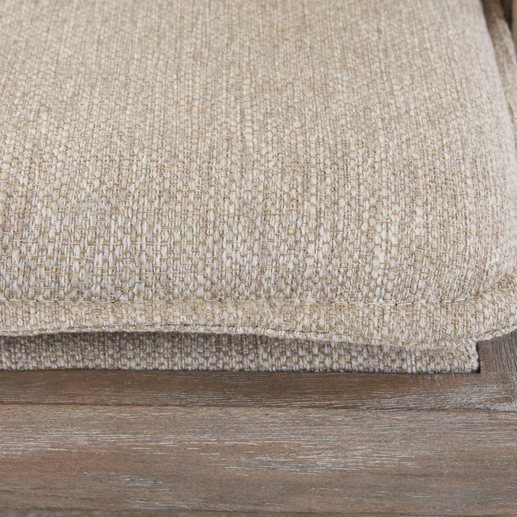 Accent Chair Grey Polyester