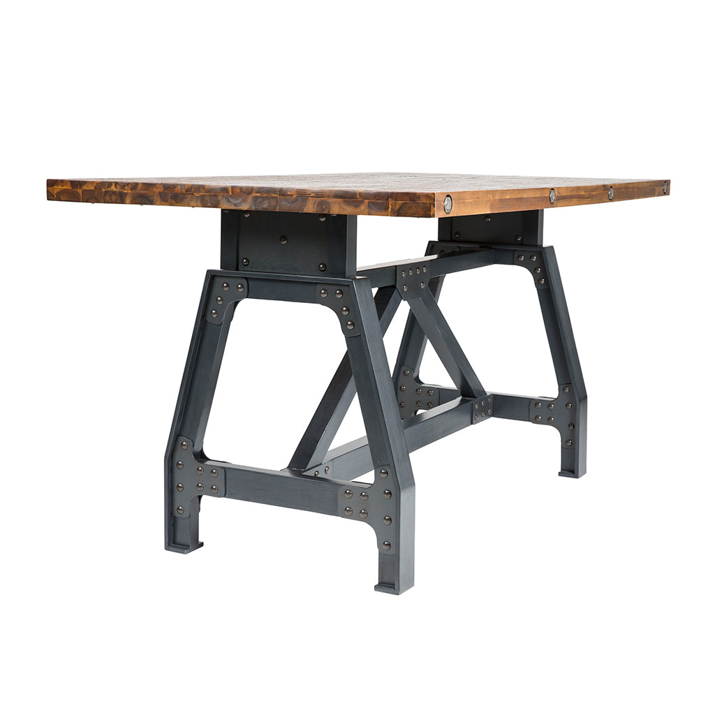 Dining Gathering Table Walnut Solid Wood