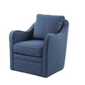 Brianne Swivel Chair Navy Solid Wood