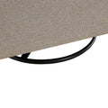 Augustine Swivel Glider Chair Grey Solid Wood