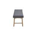 April Accent Bench Multicolor Solid Wood