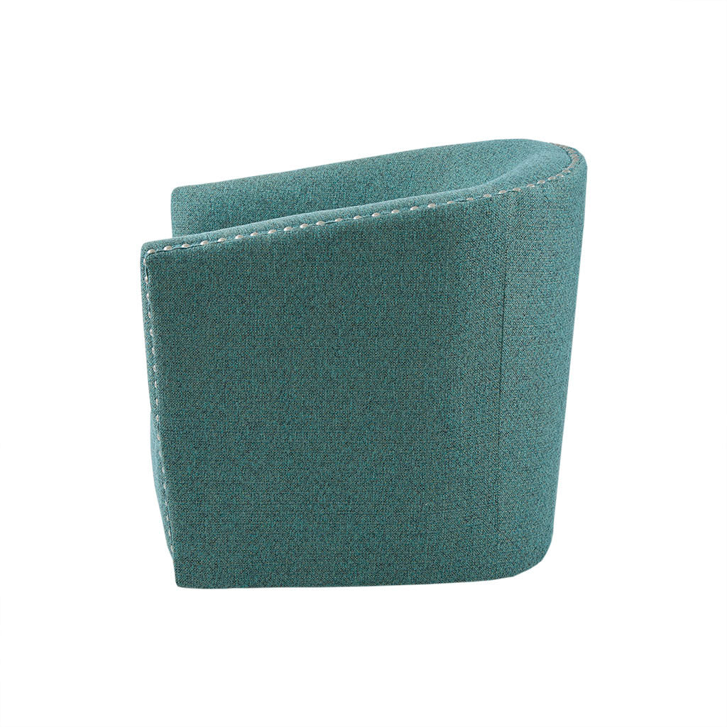 Tyler Swivel Chair Green Solid Wood