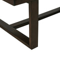 Tracey Ottoman Brown Wood