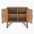 Accent Cabinet Brown Wood