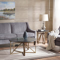 Madison End Table Antique Bronze Wood