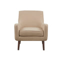 Mid Century Accent Chair Sand Polyester