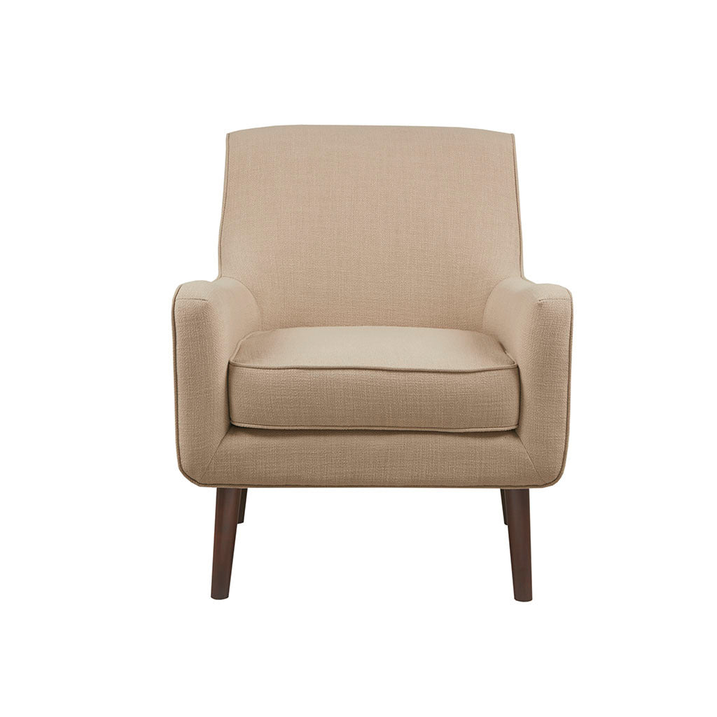 Mid Century Accent Chair Sand Polyester