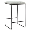 Hastings Counter Stool Grey Black Polyester
