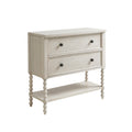 2 Drawer Accent Chest Natural Wood