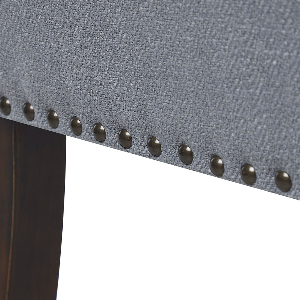 Accent Bench Slate Blue Polyester