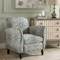 Escher Accent Chair Multicolor Solid Wood